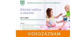 Videozáznam z konference dětská výživa a obezita